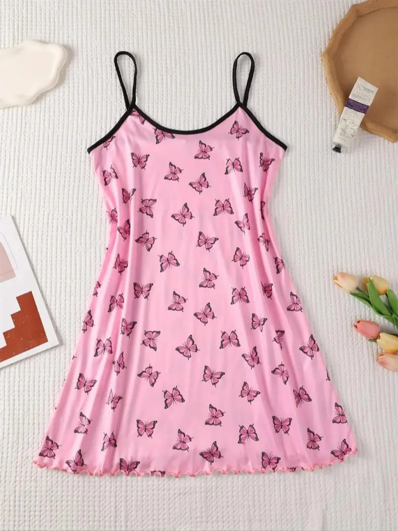 All Over Print Sleeveless Cami Nightdress