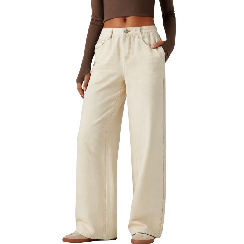 Women's Mid-Rise Casual Jeans