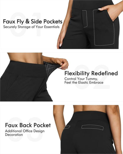 Last day's discount  --  Loose High-Waist Business Casual Pants Yoga Pants