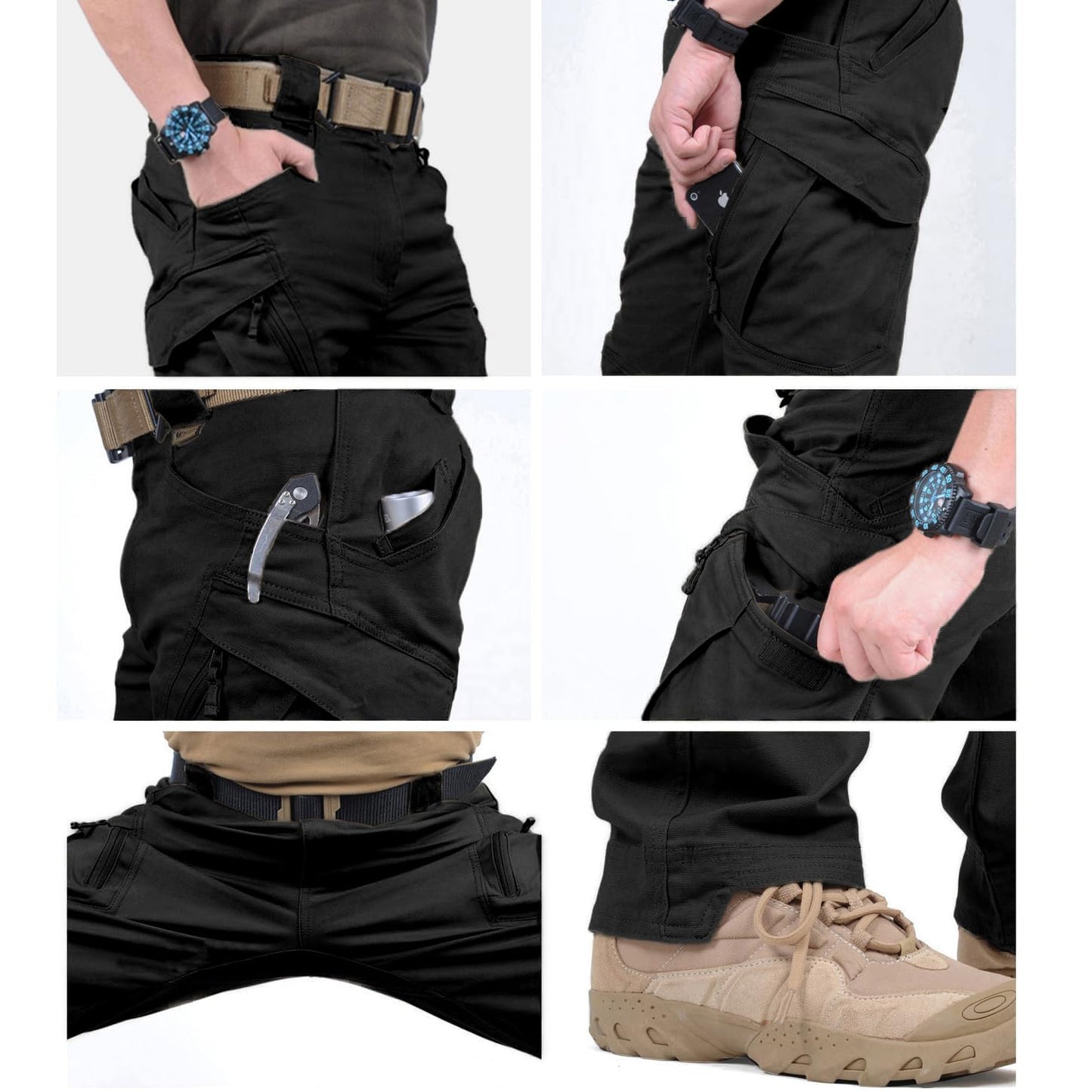 Men's Multi-Pocket Tactical Work Pants