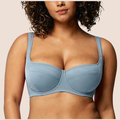 Starry Night Plus Size 4mm Lightly Padded Balconette Bra