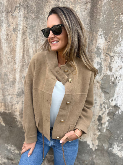 Casual And Comfortable Woolen Jacket