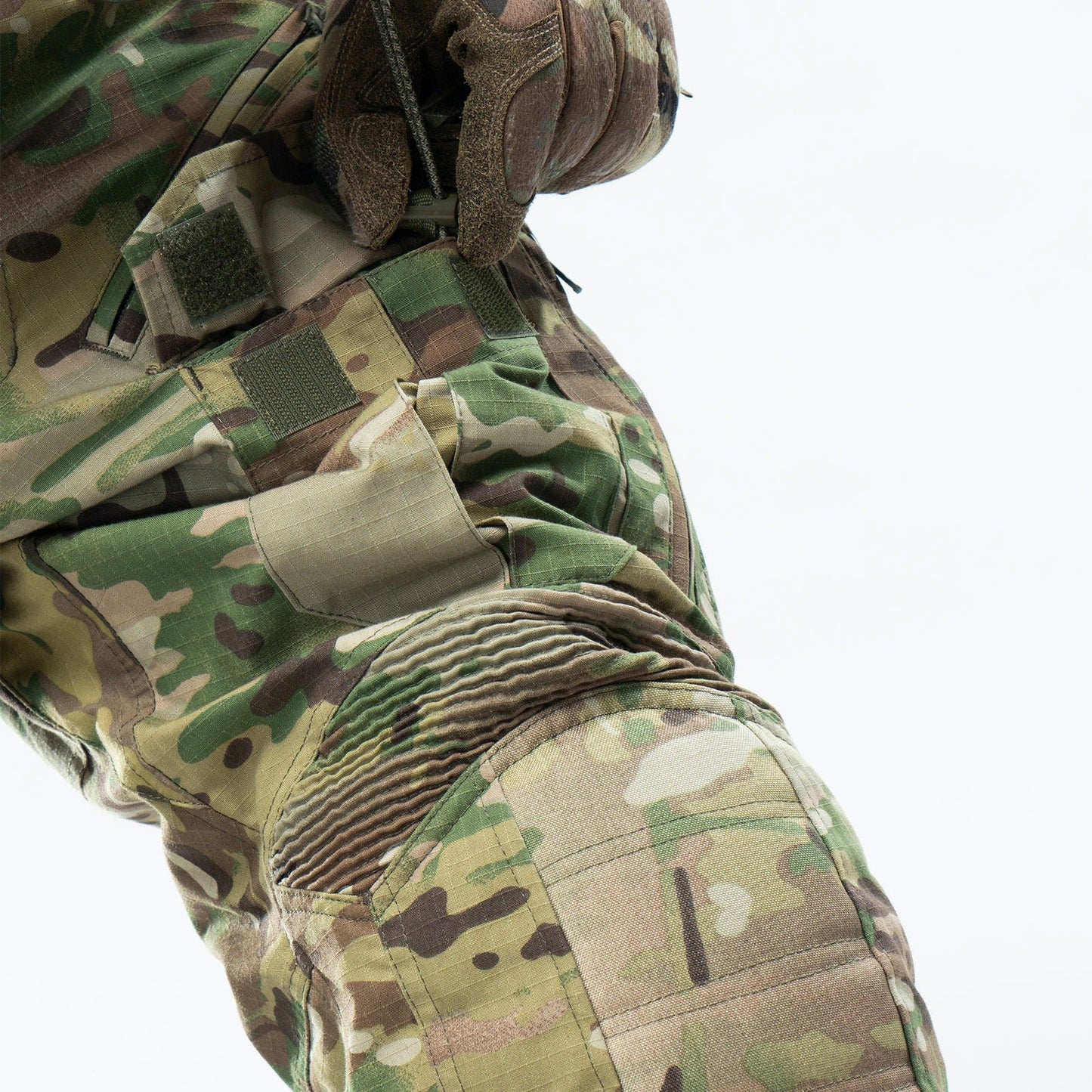Military Camo Rip‐Stop Tactical Trousers