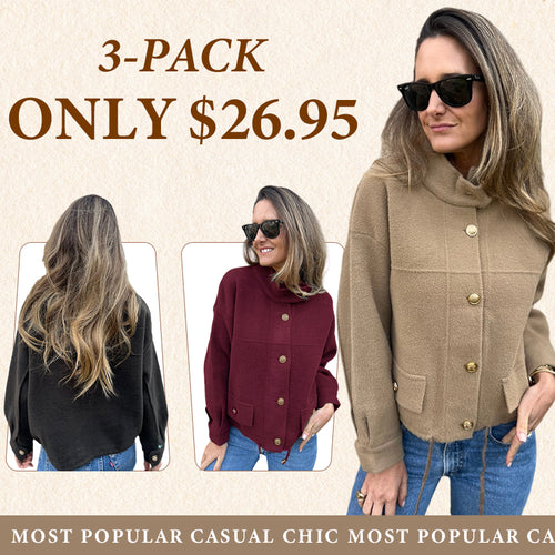 Casual And Comfortable Woolen Jacket