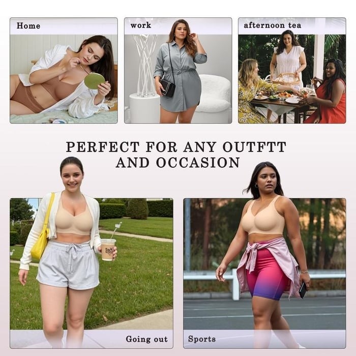 🏆LAST DAY SALE 49% OFF -Super firming bra | Women Wirefree Bras 👍No more sagging breasts
