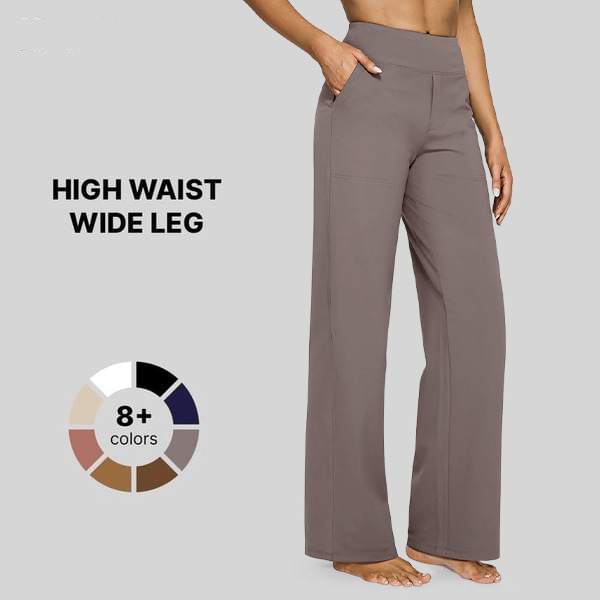 Last day's discount  --  Loose High-Waist Business Casual Pants Yoga Pants