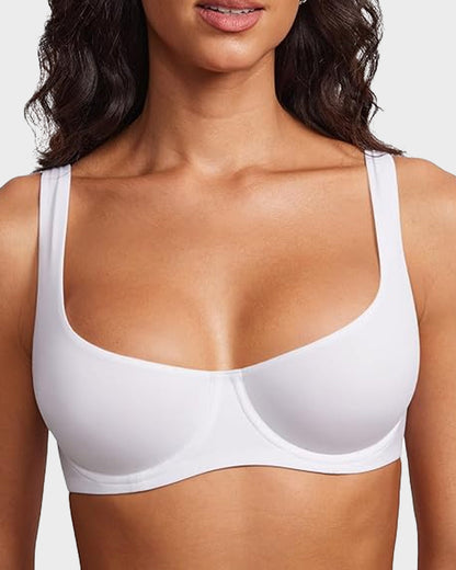 Last day of promotion 🔥🔥 Underwire Support Seamless Unlined Balconette Bra