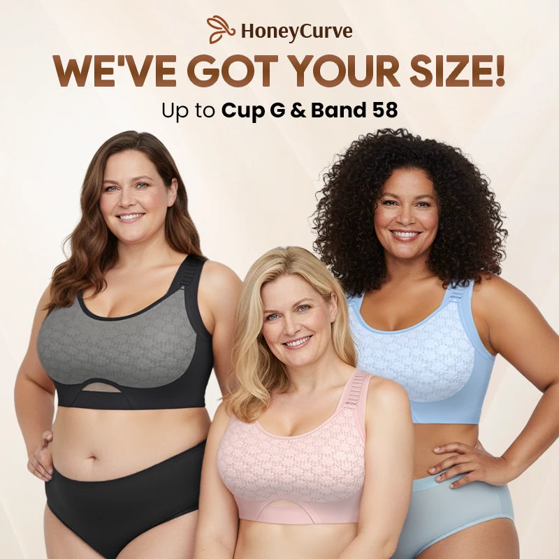 HoneyCurve - Powerful Custom-Lift Support Bra